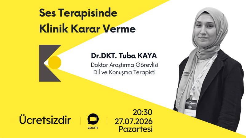 Ses Terapisinde Klinik Karar Verme